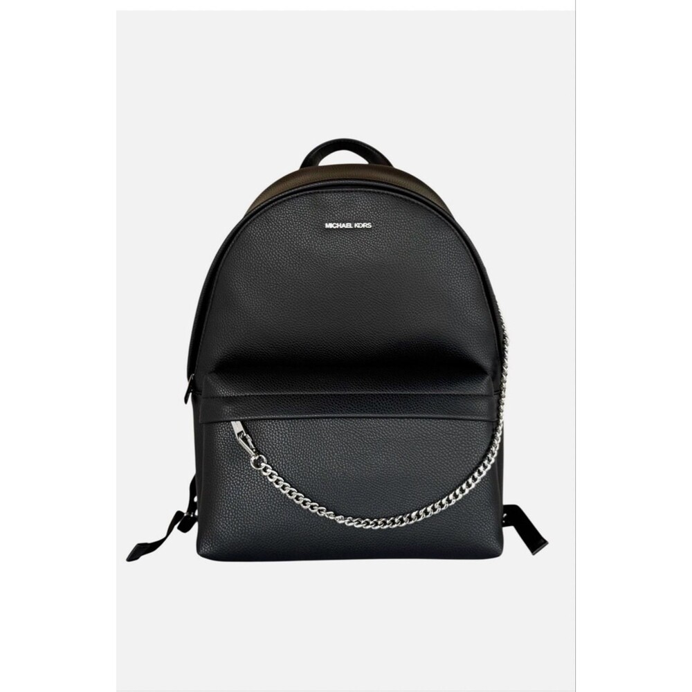 Michael Kors Slater Large Chain Leather Backpack